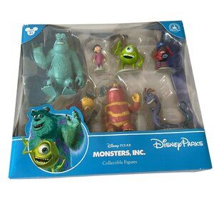 Disney Parks Monsters Inc Mike Wazowski Sulley Boo Roz Playset Cake Toppers